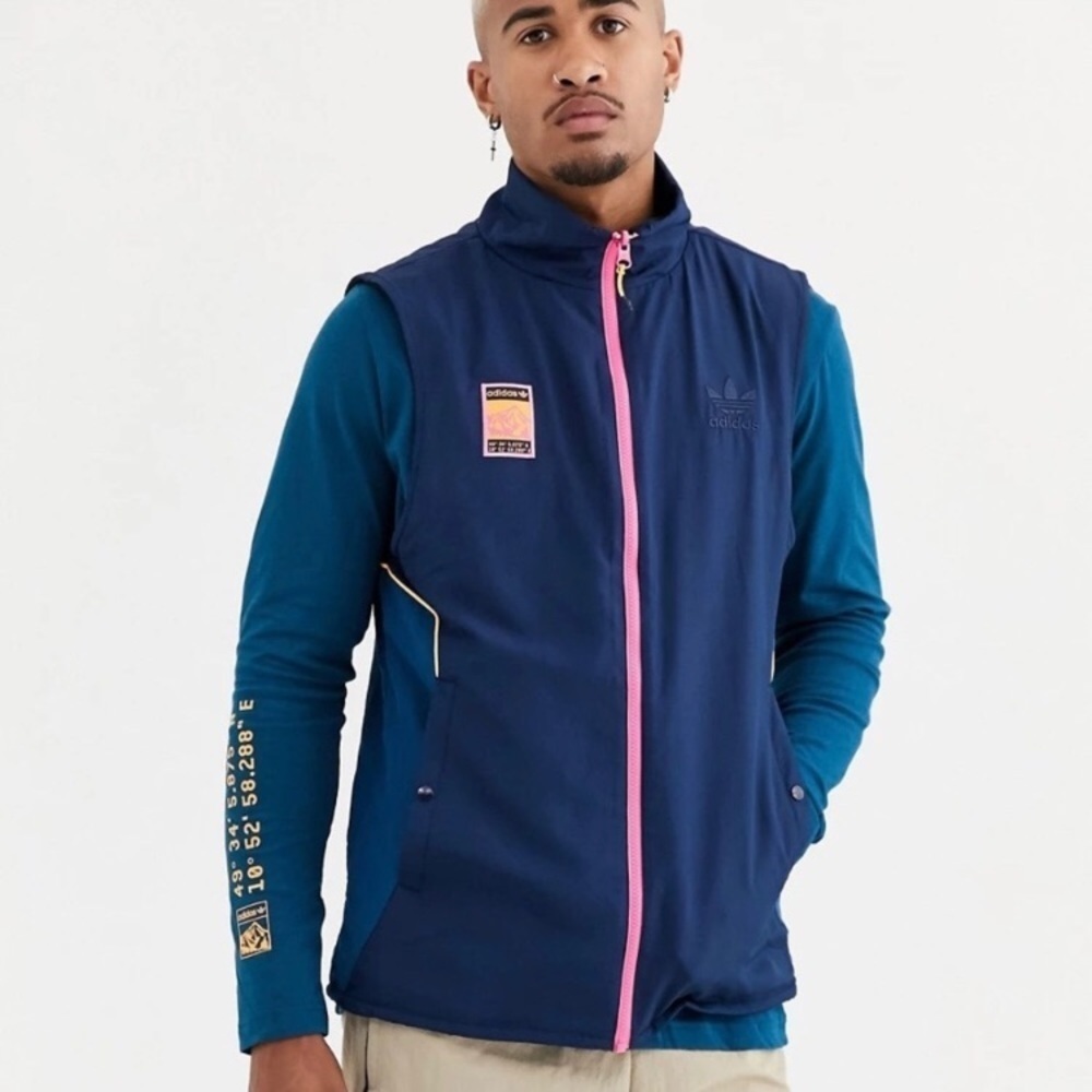 ADIDAS ORIGINALS Reversible Vest - Multi OH. - Picture 2 of 15